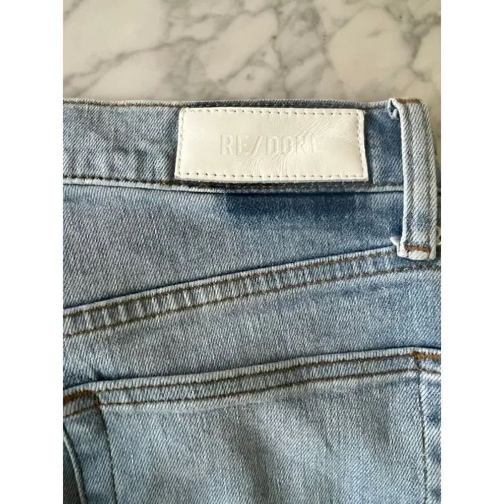 RE/DONE 90s High Rise Ankle Crop Jeans Size 29 - Color Costa Indigo - Picture 4 of 6